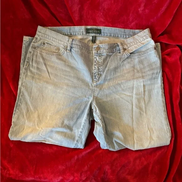 Ralph Lauren White Wash Jeans