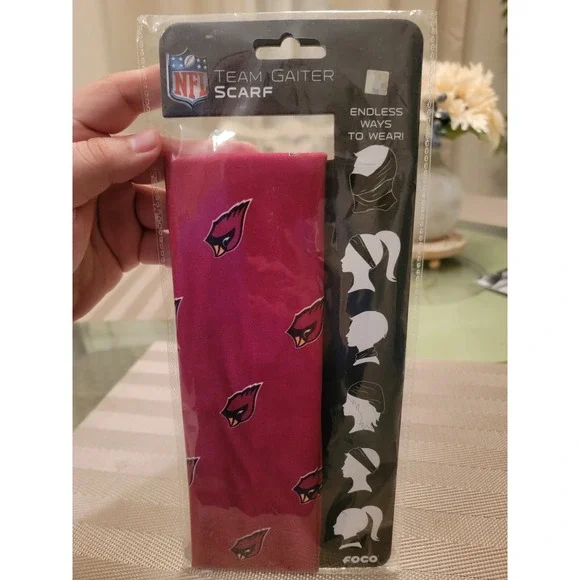 Arizona Cardinals Mini Print Repeat Logo Team Gaiter Scarf - NFL - by FOCO