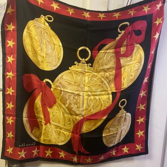 Stunning Christian Dior Vintage scarf silk