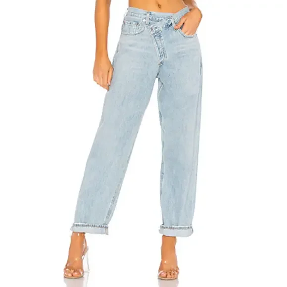 AGOLDE Criss Cross Upsized Jean in Suburbia in Blue