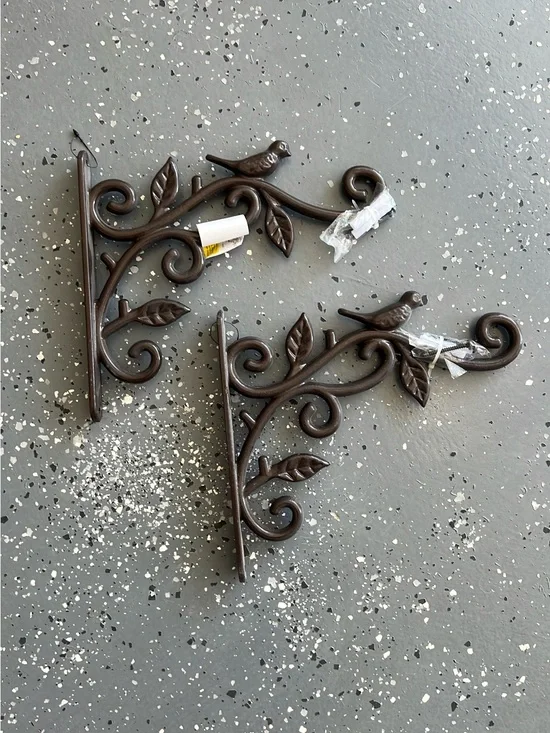 Decorative Brown Bird Wall Bracket Pair - from Home Depot.