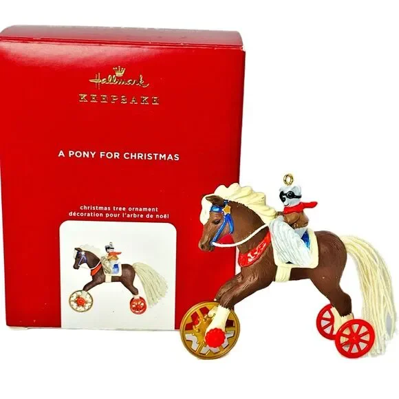 Hallmark Keepsake A Pony for Christmas‎ Ornament Horse 2020 - Box Included