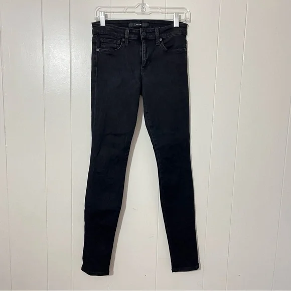 Joes Women Jeans Mid Rise The Skinny Black Size 26