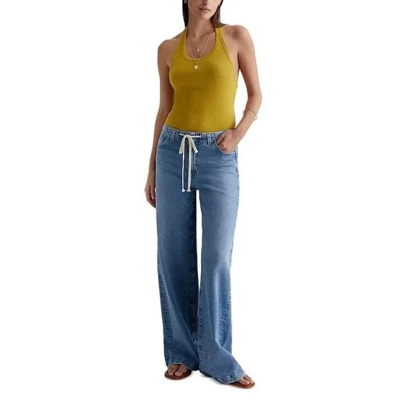 AG Adriano Goldschmied Stella Cinched Drawstring Jeans New! Size 27