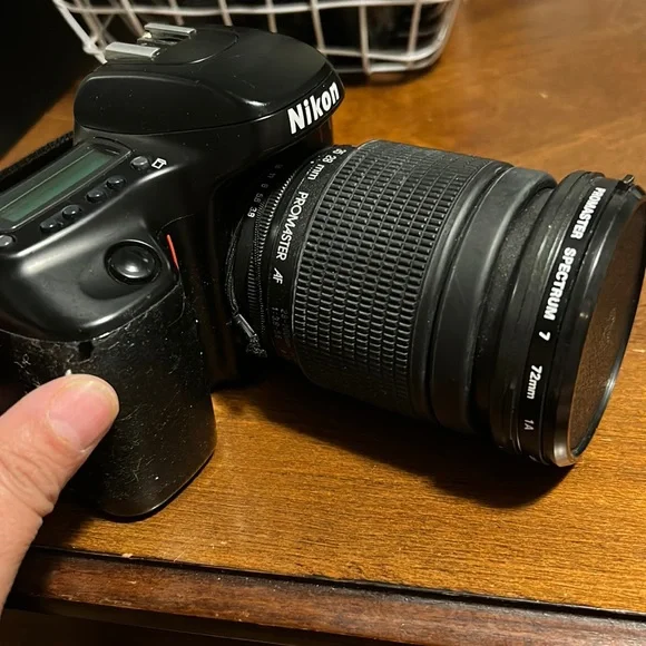 Nikon 50 with 72 mm lens