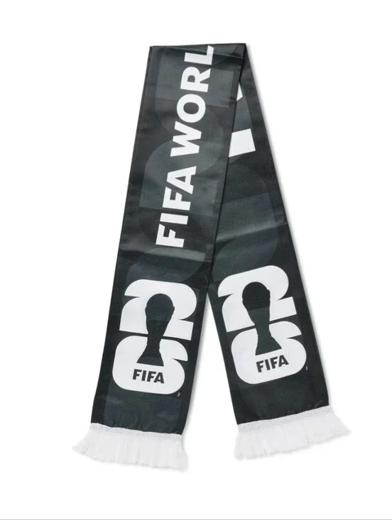 FIFA World Cup 26 Silhouette Black Fan Scarf