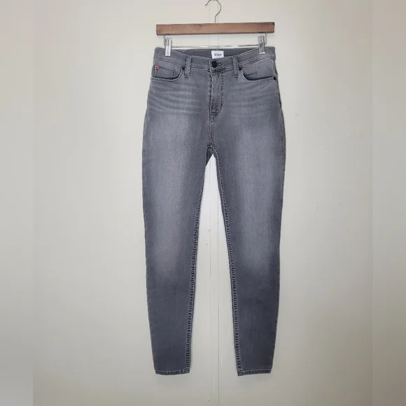 Hudson Blair High Rise Super Skinny Womens Size 28 Gray Stretch