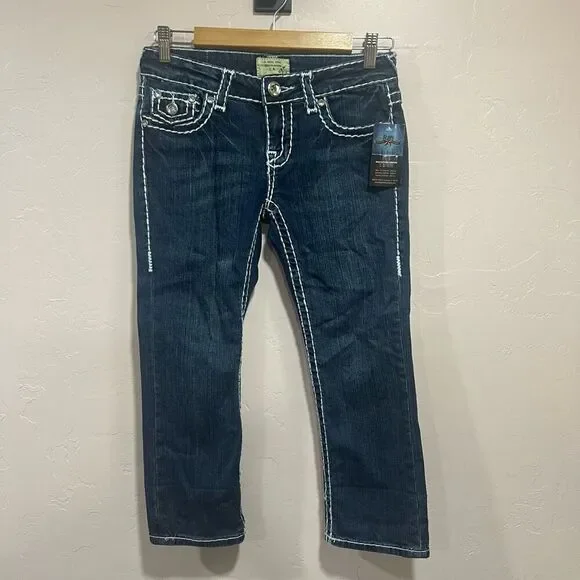L.A. Idol dark wash denim capri pants SIZE 3
