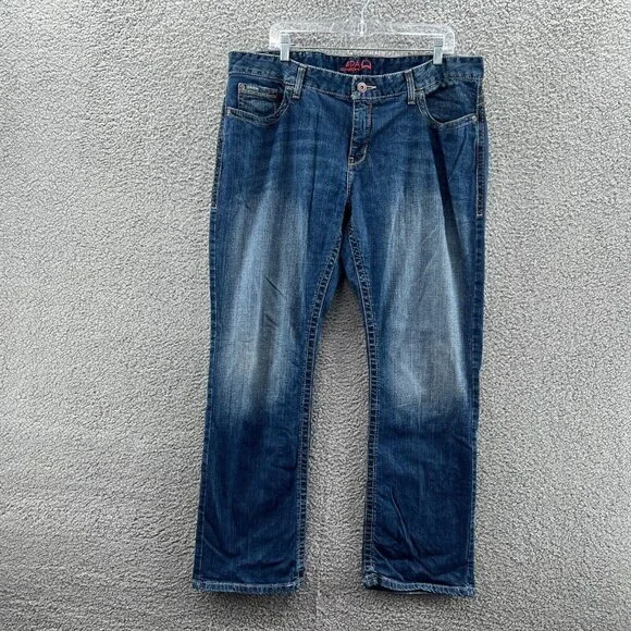 Cinch Ada Jeans Womens 19R 35 Loose Stretch Denim Relaxed Bootcut