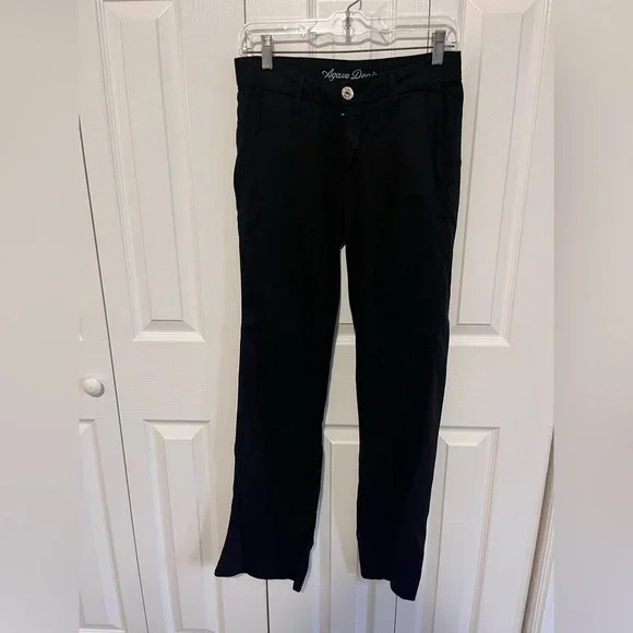 Agave Denim Black Straight Leg Jean Size 27