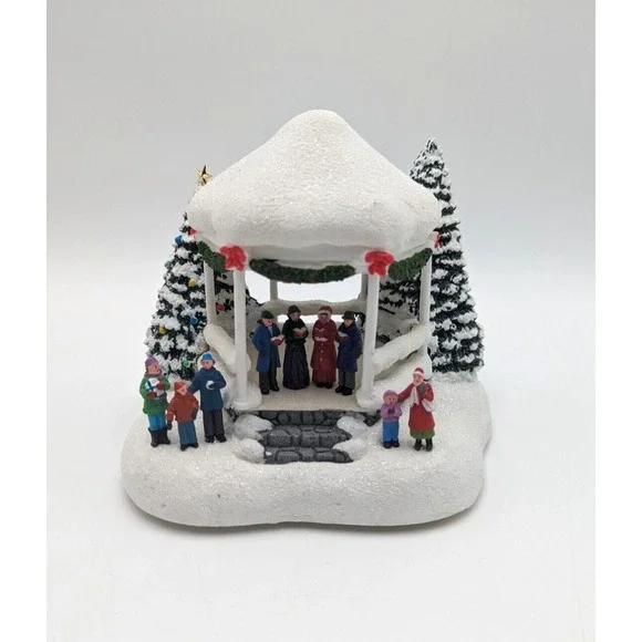 2023 Teleflora Thomas Kinkade Sweet Sounds Of Christmas Light Up Figurine