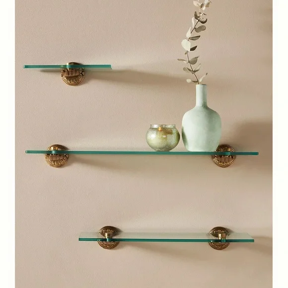 Anthropologie 24” Nellie Glass Shelf