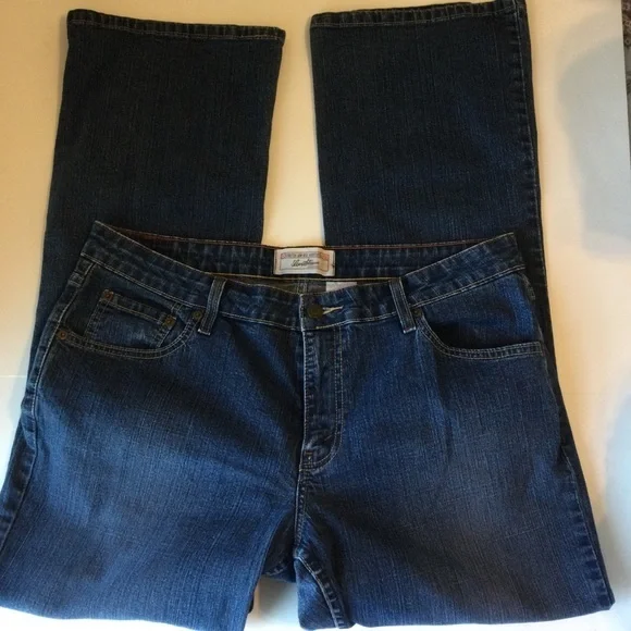 Levi Strauss Denim Jeans Bootcut Low Rise Size 14