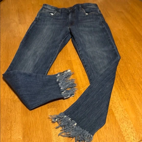 Joe's Jeans Distressed Blue Skinny Jeans