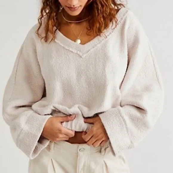 FREE PEOPLE BRB Solid Pullover