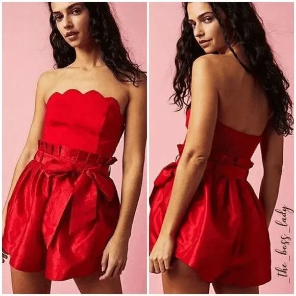 Free People Red Romer