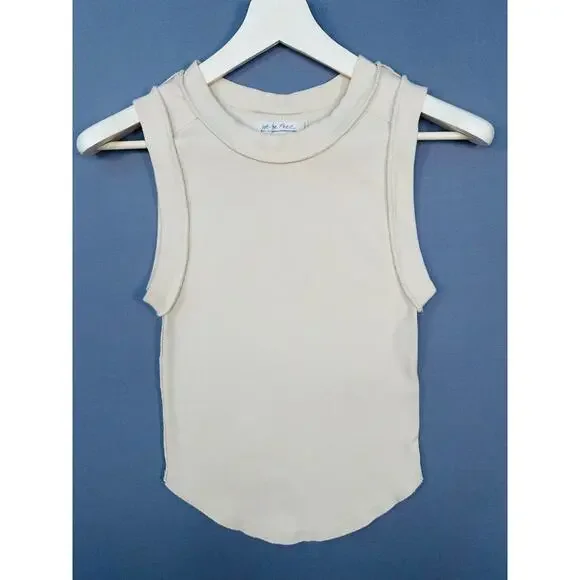 Free People We The Free Kate Tee Ribbed Tank Size Small