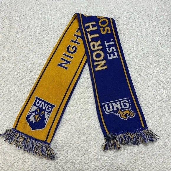UNG University of North Georgia Nighthawks Soccer Scarf