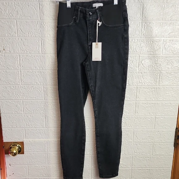 Good American Dark Gray Skinny Jeans
