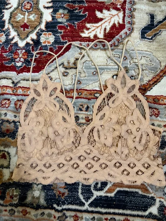 Free people tan Nude Adela Bralette S