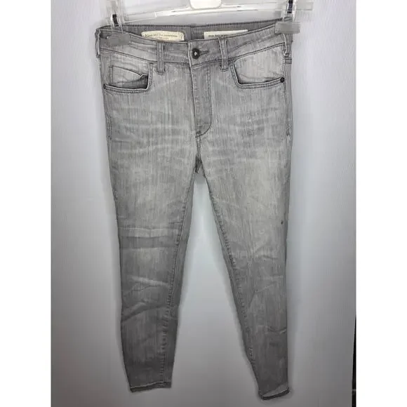 ​Pilcro and the Letterpress 28 High-Rise Skinny Gray Jeans Anthropologie staple