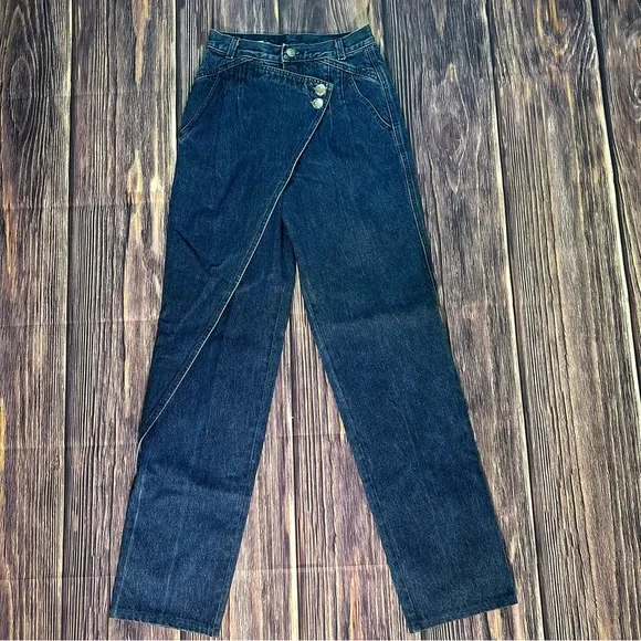 Women’s Vintage Front Flap Rocky Mountain Rockies Blue denim Bareback Jeans