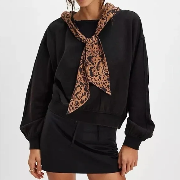 NWOT Free People Headscarf Hoodie Size Small