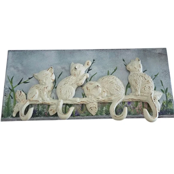 Cat Wall Hook Cat Tails - Wall Decor