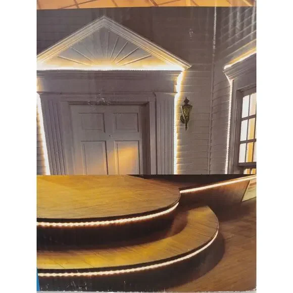 18 ft LED Rope Light Indoor Outdoor Holiday Porch Patio Pathway Palm Trees Party