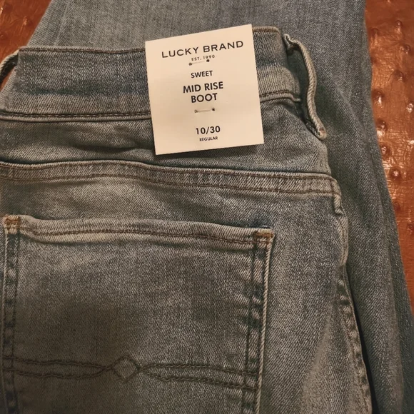 NWT Lucky Mid Rise Jeans size 10