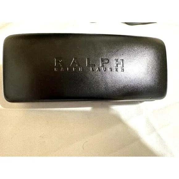 Ralph Lauren Black Hardshell Sunglass Case EUC