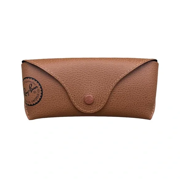Rayban Brown Sunglasses Glasses CASE Snap Shut Storage Protection Summer