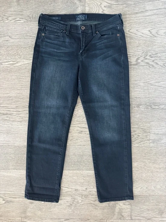🌼LUCKY BRAND🌼 Dark Blue Brooke Crop Low-Rise Jeans, Size 10