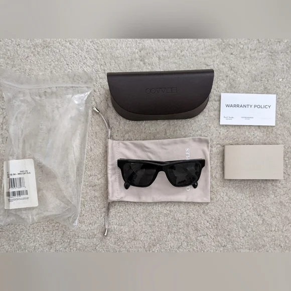 Oliver Peoples polarized black sunglasses