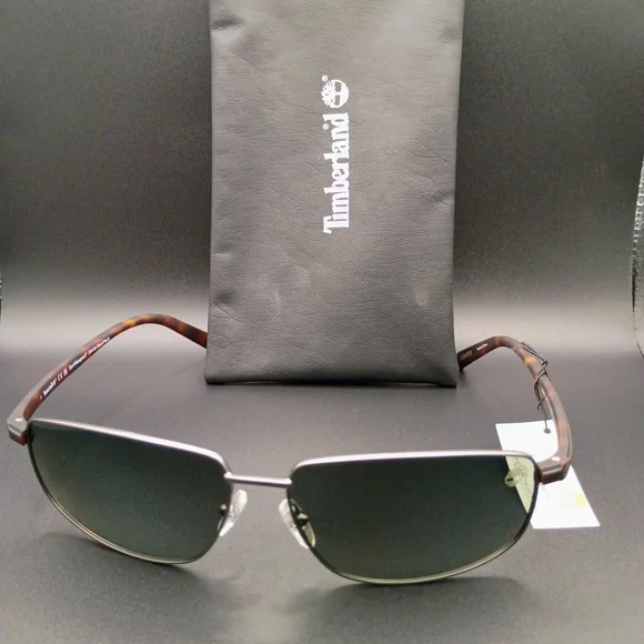 Timberland Silver and Brown Sunglasses