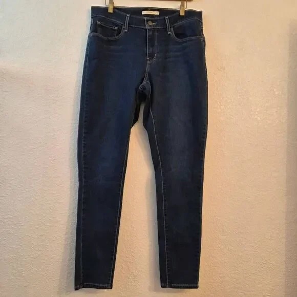 Levi's Curvy Skinny Dark Denim Jeans: 32: Sexy Flattering Fit, Comfy Effortless
