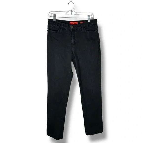 NYDJ Tummy Tuck Black Stretch Jeans Size 12 - “Liliana”
