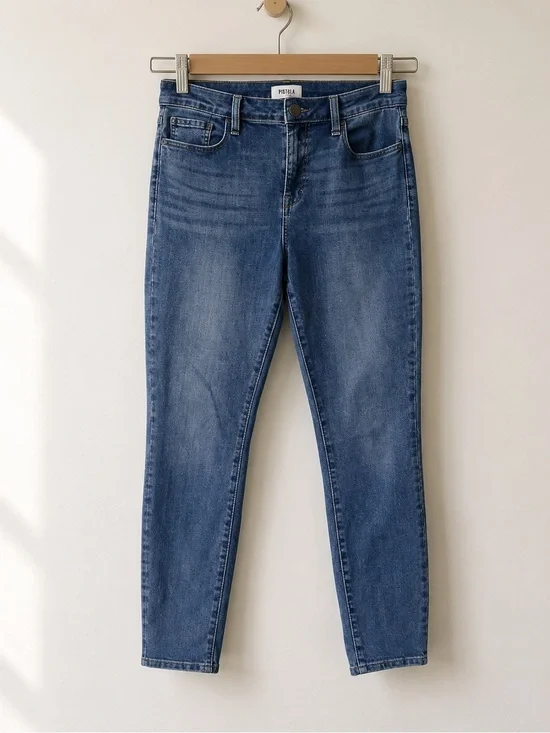 Pistola Ankle Audrey Medium Wash High Rise Jeans