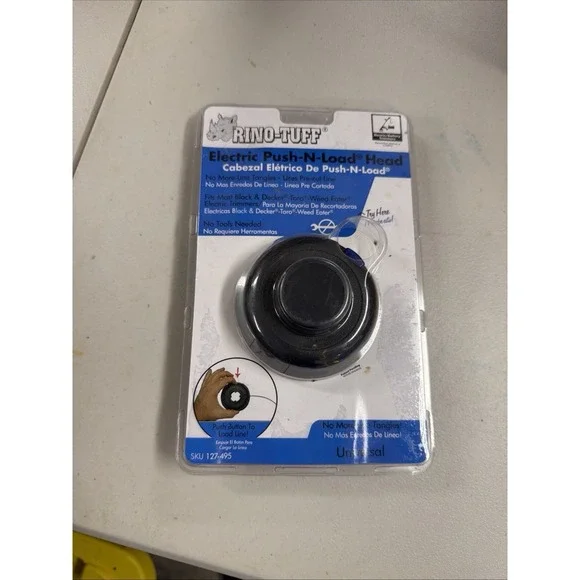 Rino-Tuff Electric Push-N-Load Head for Battery/Electric Trimmers Universal Fit