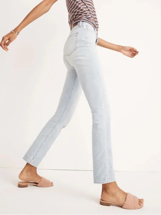 Madewell The Perfect Vintage Jean High Waisted Straight Tapered Slim Leg C2819