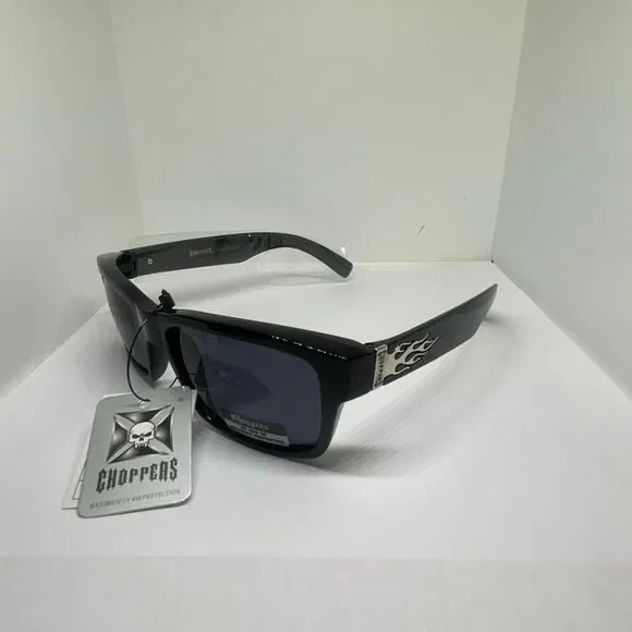 Choppers Sunglasses UV400 Wrap Around Biker Style