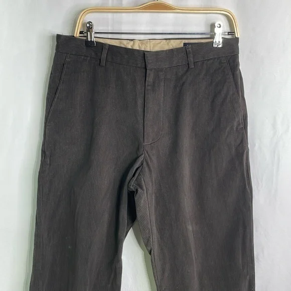 Banana republic dress Chino, super soft, dark brown pinstripe brushed cotton