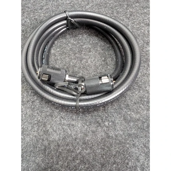 NEW PPC Perfect Flex 6 Series 18 AWG Coaxial Cable 8 Feet Black CATV CMX Coax