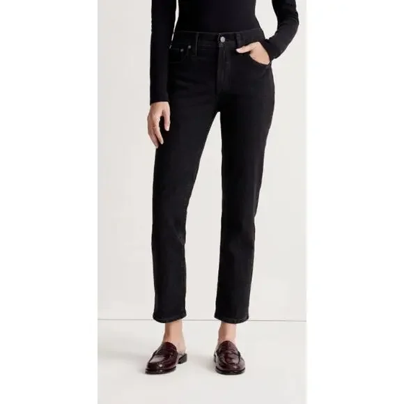 Madewell Mid-Rise Perfect Vintage Jeans Size 25 in Clean Black Wash