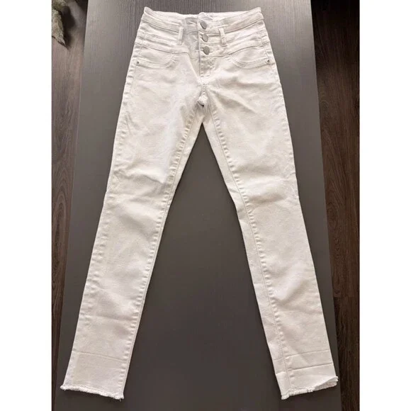 No Boundaries White High-Rise Skinny Jeans