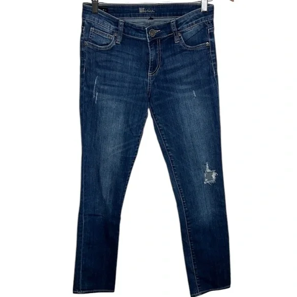 Kut from the Kloth Distressed Skinny Jeans Women's Size 4