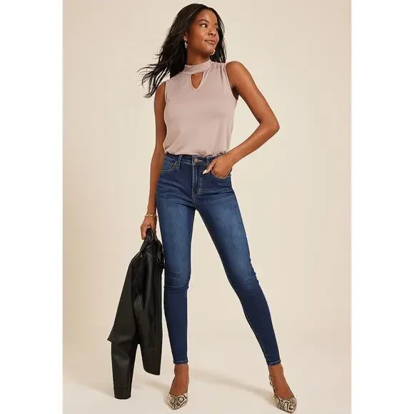 Everflex™ Dark High Rise Super Skinny Jean size 10 nwt