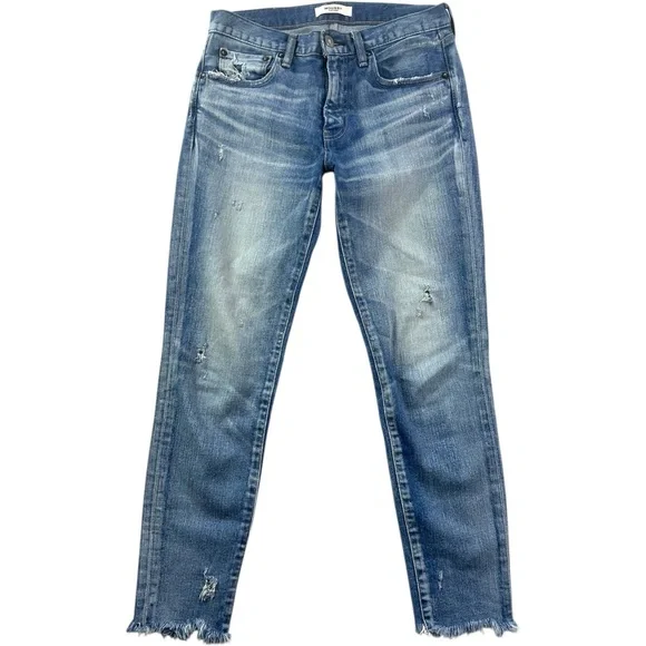 Moussy Vintage Glendele Distressed Jeans Size 27