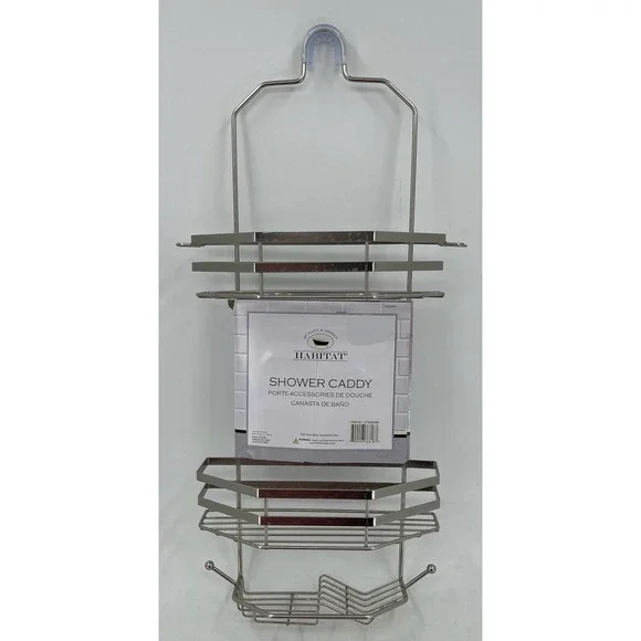 Shower Caddy Over‎ the Nozzle Shower Shelf Habitat Organizer Rust Proof NWT