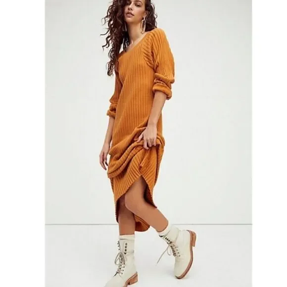 NEW FREE PEOPLE BEACH WALK ABOUT MAXI DRESS